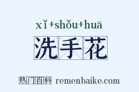 洗手花是什么意思的图片